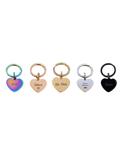 Heart Thief Dog ID Tag