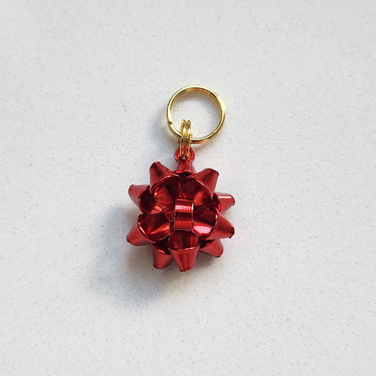 Red Bow Charms